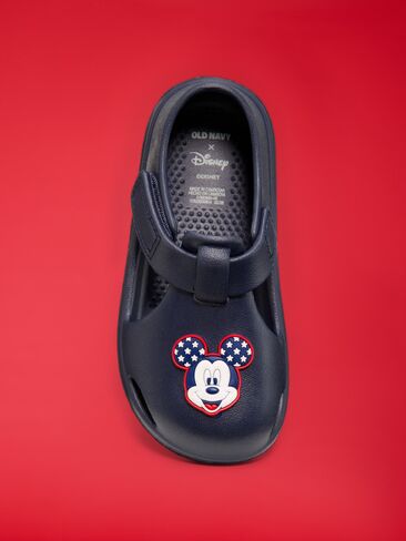 قباقيب Old Navy Old Navy x Disney Mickey Mouse للأطفال الصغار والرضع (قائم على النباتات جزئيًا) - أزرق داكن in Kuwait