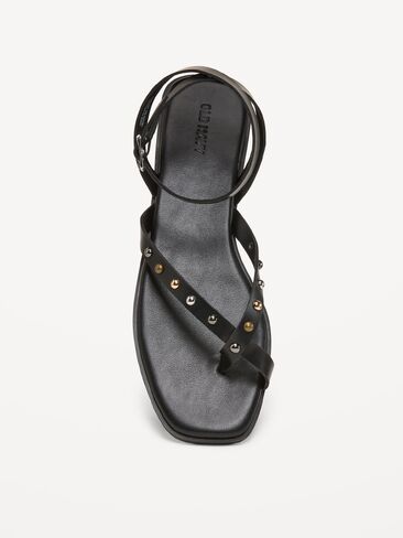 Old Navy Studded Toe-Strap Sandals - Black Jack in Saudi Arabia