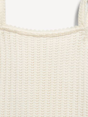 بلوزة من قماش الجاكار بدون أكمام للفتيات من Old Navy - Creme De La Creme in Kuwait