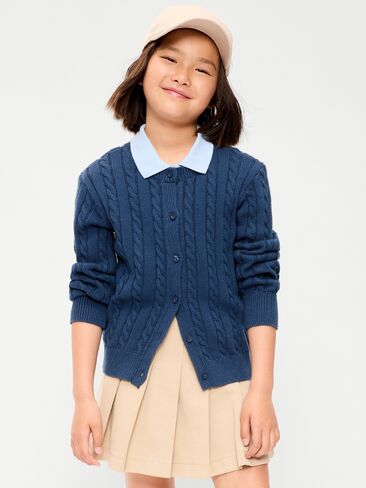سترة صوفية متماسكة من Old Navy للفتيات - ليلة غامضة in Kuwait