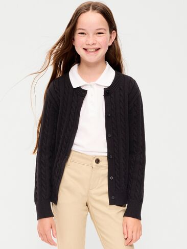 سترة صوفية محبوكة للبنات من Old Navy - بلاك جاك in Kuwait