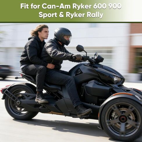 أوتاد قدم سائق الدراجة النارية لـ Can Am Ryker، مسند قدم واسع للألواح الأرضية مضاد للانزلاق، أوتاد قدم أكبر للراكب لـ Can-Am Ryker ACE 600، 900، Rally Edition/Sport 2015-Later in Kuwait
