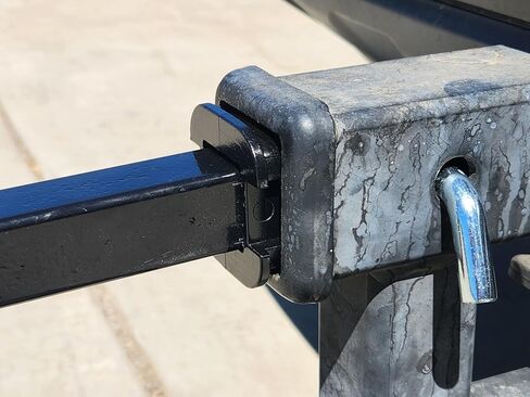 2 Inch to 1-1/4 Inch Metal Trailer Hitch Receiver Adapter Sleeve Converter for Bike Rack, (Black, from 2" to 1-1/4" Receiver) in Kuwait