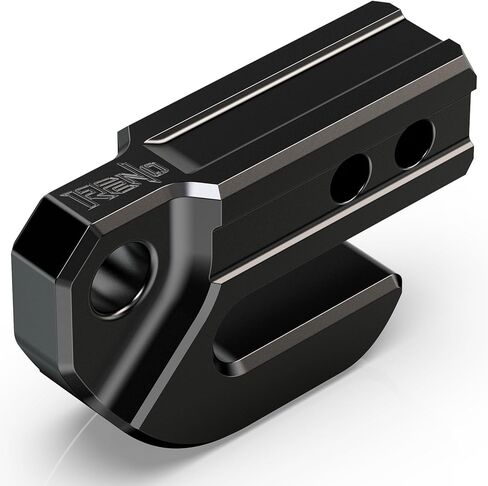 RENO Hitch Slider, 2" Receiver Slider Skid Protection 45,000 lbs Compatible with 3/4" D-Ring or Soft Shackle for Trucks Off-Road Vehicle Towing Recovery Hitch Protection (Aluminum, Black) in Kuwait