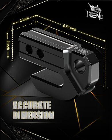 RENO Hitch Slider, 2" Receiver Slider Skid Protection 45,000 lbs Compatible with 3/4" D-Ring or Soft Shackle for Trucks Off-Road Vehicle Towing Recovery Hitch Protection (Aluminum, Black) in Kuwait