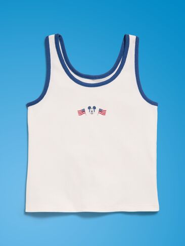 قميص بدون أكمام للفتيات من Old Navy Old Navy x Disney Mickey Mouse - ملح البحر in Kuwait