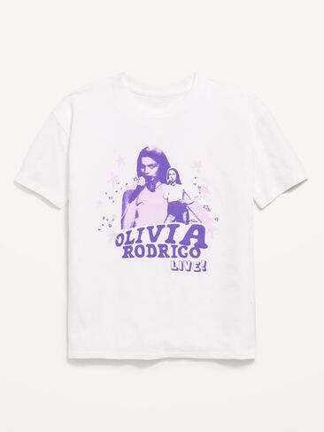 تي شيرت برسومات كبيرة الحجم للفتيات من Old Navy Olivia Rodrigo™ - Calla Lilly in Kuwait