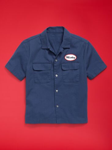 قميص Old Navy Old Navy x ديزني ميكي ماوس قصير الأكمام للأولاد - أزرق باسيفيك in Kuwait