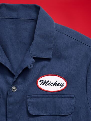 قميص Old Navy Old Navy x ديزني ميكي ماوس قصير الأكمام للأولاد - أزرق باسيفيك in Kuwait