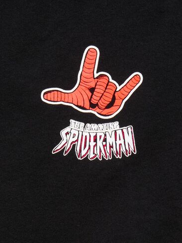 تي شيرت برسوم محايدة للجنسين من Old Navy Marvel™ Spider-Man للأطفال - بلاك جاك in Kuwait