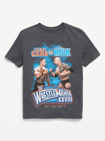 تي شيرت برسوم محايدة للجنسين من Old Navy WWE® WrestleMania للأطفال - النمر in Kuwait