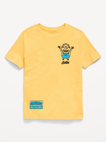 تي شيرت برسوم محايدة للجنسين من Old Navy Minions™ للأطفال - يارو ذهبي in Kuwait
