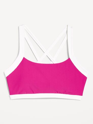 Old Navy Medium Support PowerSoft Sports Bra - Dragonfruit Pink in Kuwait