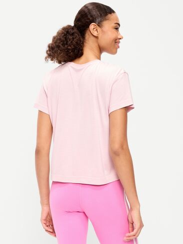 Old Navy Seamless T-Shirt - Pink Stripe in Kuwait