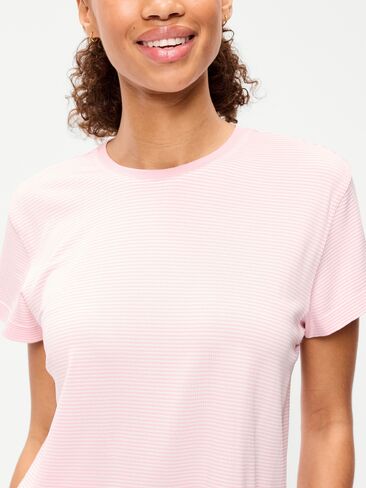 Old Navy Seamless T-Shirt - Pink Stripe in Kuwait