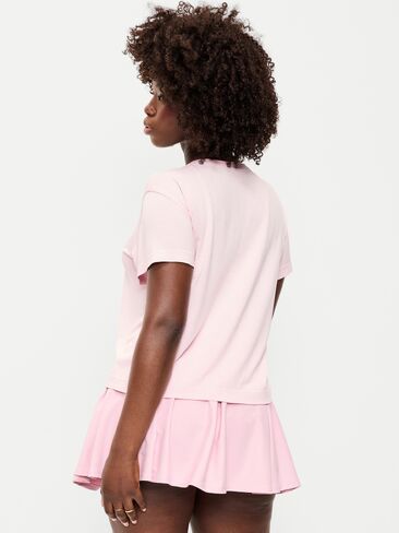 Old Navy Seamless T-Shirt - Pink Stripe in Kuwait