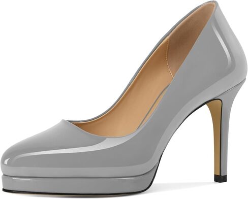 Mettesally Women High Heels Platform Pumps Stilettos Slip-on Fashion Daily Office Women Shoes 3.5 Inches in Saudi Arabia