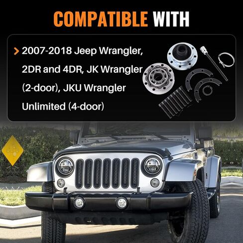 مجموعة وصلات CV بديلة 1744014 عالية الزاوية Rzeppa متوافقة مع Wrangler 2007-2018 2DR و4DR in Kuwait