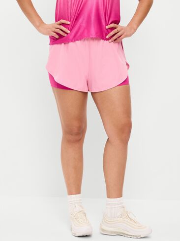 Old Navy High-Waisted StretchTech 2-In-1 Run Shorts - Sweet Sixteen in Kuwait