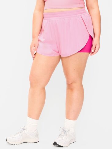 Old Navy High-Waisted StretchTech 2-In-1 Run Shorts - Sweet Sixteen in Kuwait