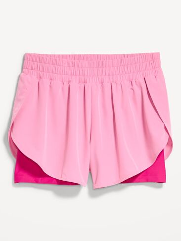Old Navy High-Waisted StretchTech 2-In-1 Run Shorts - Sweet Sixteen in Kuwait