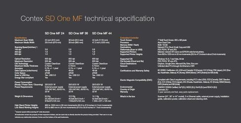 الماسح الضوئي SD One SD One MF 36 ذو التنسيق الكبير - 600 نقطة في البوصة الضوئية 5300D005003A in Kuwait