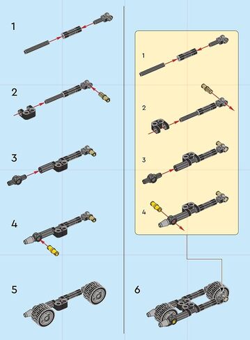 LEGO Superheroes Batman: Batcycle Mini Set (37 pcs) - Minifigure not Included in Kuwait