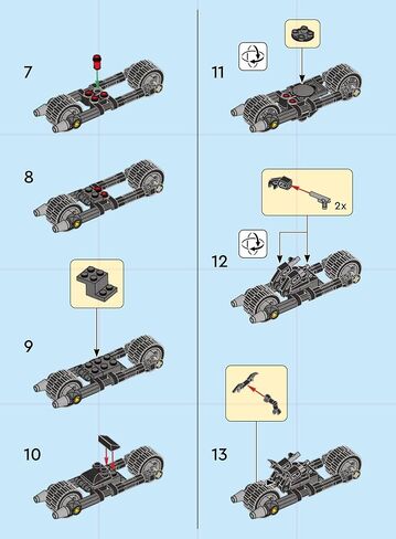LEGO Superheroes Batman: Batcycle Mini Set (37 pcs) - Minifigure not Included in Kuwait