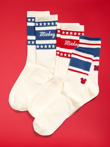 Old Navy Old Navy x Disney 3-Pack Crew Socks for Men - Multi Pack in Kuwait