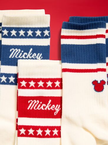 Old Navy Old Navy x Disney 3-Pack Crew Socks for Men - Multi Pack in Kuwait