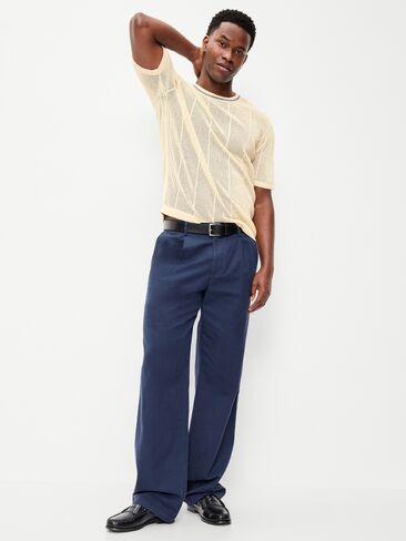 تي شيرت شبكي مريح من Old Navy - زنابق بيضاء in Kuwait