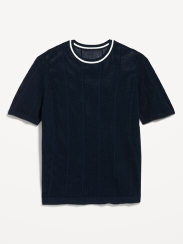 Old Navy Relaxed Mesh-Knit T-Shirt - In the Navy in Kuwait