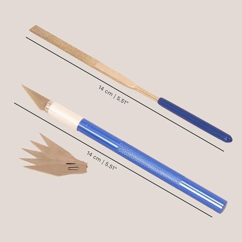 Hartem - Model Tool Kit, 8-Piece Hobby Starter Set for Model Building, Compatible with All Miniatures & Scale Models in Kuwait
