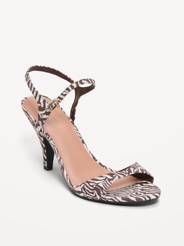 Old Navy Strappy Sandals for Women - Zebra in Kuwait