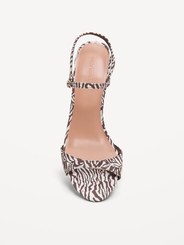 Old Navy Strappy Sandals for Women - Zebra in Kuwait