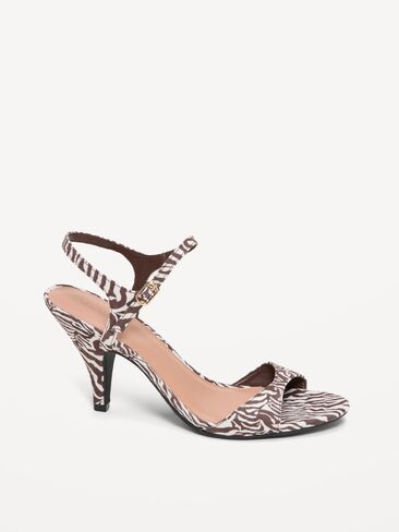 Old Navy Strappy Sandals for Women - Zebra in Kuwait