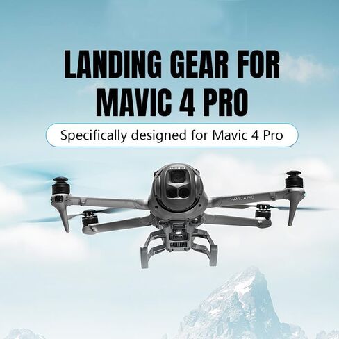 Mavic 4 Pro Landing Gear,Foldable Height Extender Landing Legs Protector Holder for DJI Mavic 4 Pro Drone in Kuwait