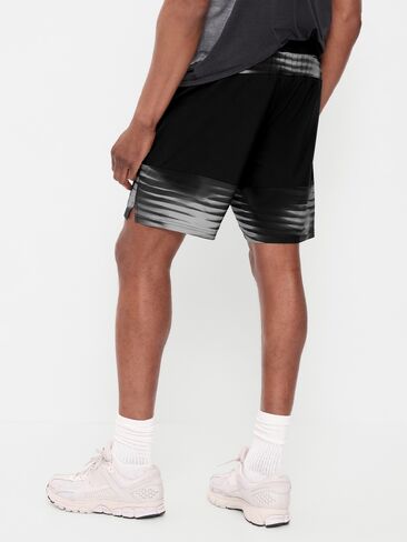 شورت التمرين Old Navy Essential المنسوج - درزة داخلية 7 بوصة - طباعة سوداء in Kuwait