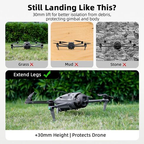 طقم تمديد ارتفاع جهاز الهبوط لطائرة DJI Mavic 4 Pro بدون طيار in Saudi Arabia