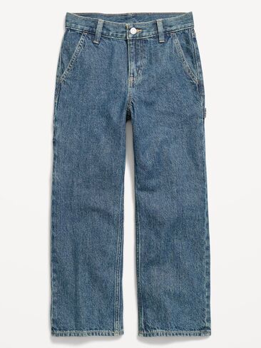 Old Navy Baggy Carpenter Jeans for Boys - Dark Wash in Kuwait
