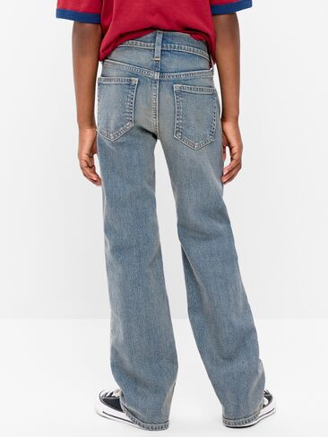 Old Navy Built-In Flex Boot-Cut Jeans for Boys - Medium Wash in Kuwait
