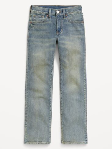 Old Navy Built-In Flex Boot-Cut Jeans for Boys - Medium Wash in Kuwait