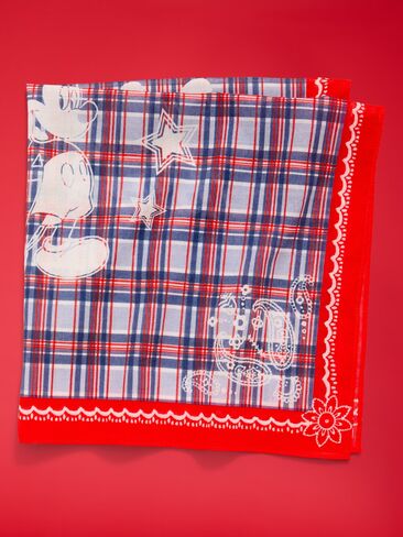 Old Navy Old Navy x Disney Cotton Scarf - Plaid in Kuwait