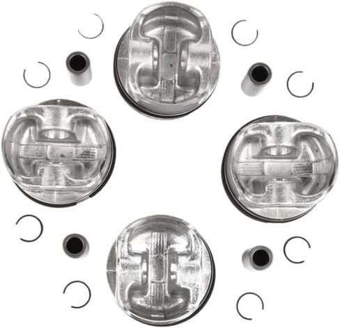 4 مجموعة المكابس والخواتم عدة VW06B107065N 06B107065N 06B107099R متوافق مع A3 A4 1998-2007 AWW AWP AUG AWM 1.8T in Kuwait