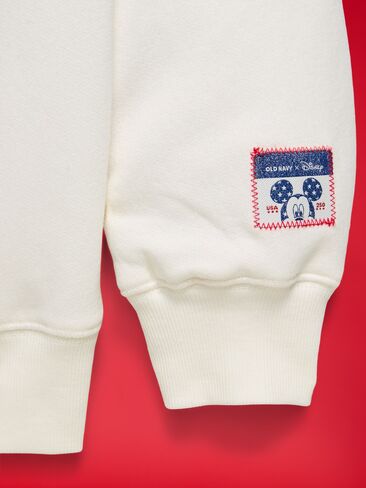 Old Navy Old Navy x Disney Mickey Mouse Oversized Gender-Neutral Crew-Neck Sweatshirt for Kids - Disney Mickey in Kuwait