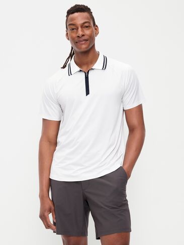 قميص بولو بسحاب من Old Navy CloudMotion - كالا ليلي أبيض in Kuwait