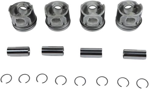 مجموعة مكابس وحلقات محرك D4CB 2.5 مكونة من 4 قطع 234104A920 متوافقة مع Starex Porter in Kuwait