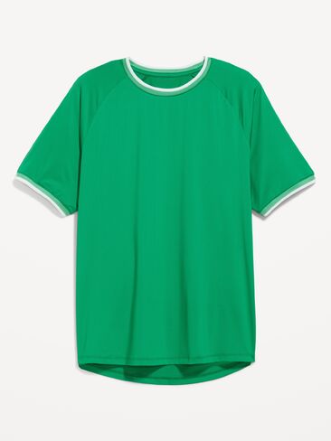 Old Navy Modern Tech Ringer T-Shirt - Green Mangrove in Saudi Arabia