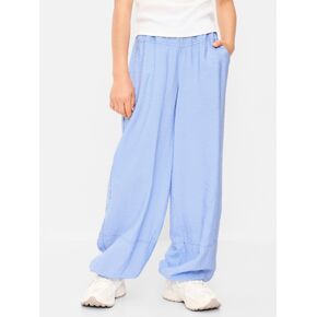 Old Navy High-Waisted Crinkled Harem Pants for Girls - Flax Flower in Saudi Arabia