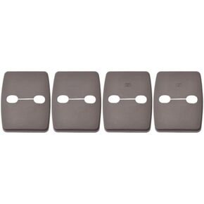 Auto Accessory Compatible with BMW F31 F11 Door Latch Striker Catch Bracket, PP; Black; 4-Piece in Kuwait